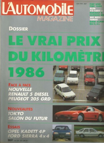Automobile magazine 474 - l'automobile, n°474