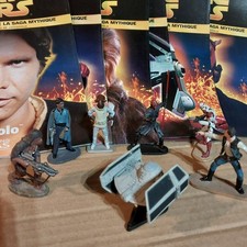 Star Wars Lot 6 FIGURINES  + 1 Vaisseau LUCASFILM ATLAS + Facicules