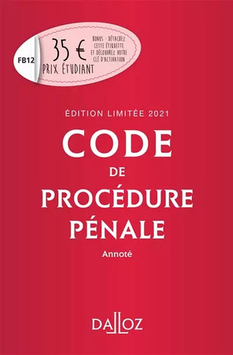 Code procédure pénale - code, de