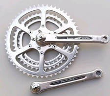 Spécialites TA Pédalier Crankset 52/42/36 14x1.25 170mm Triple Vélo Vintage 