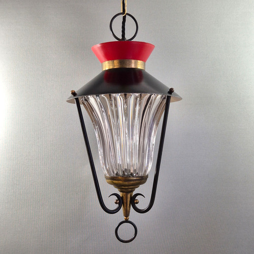 Vintage french lantern pendant - french,