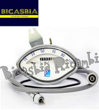 7774 - Compteur Kilométrique 110 Km Complet Câble Et Support Vespa 150 Sprint Gl