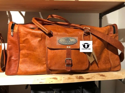 Sac voyage duffel cuir - de,