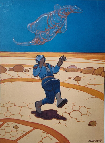 Jean giraud moebius art color - moebius,