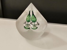 superbe Presse Papier Cristal Leixus signé Jan Machalek