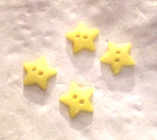 4 BOUTONS ETOILE A 5 BRANCHES