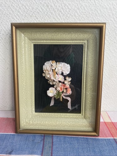 Ancien cadre sous - cadre, verre