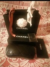 Chanel étui à Lunettes 16/17 + boîte et sac Shopping articles neufs Authentique 