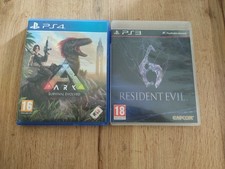 Lot 2 Jeux / ARK Ps4 / Resident Evil 6 Ps3 / complets
