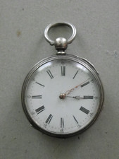 MONTRE GOUSSET en ARGENT massif à CLÉ à restaurer