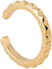 Boucle d'oreille anneau à pincer avec motif zig zag, pince-oreille, clip