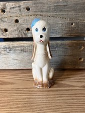 Vtg Ceramic French Puppy Dog