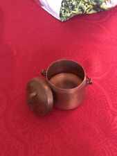 Mini chaudron en cuivre Ancien