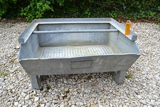 Caisse de rangement en métal galvanisé - Design Industriel (Boîte bac usine)