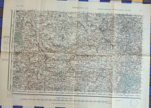 Ancienne carte bretagne - ancienne,
