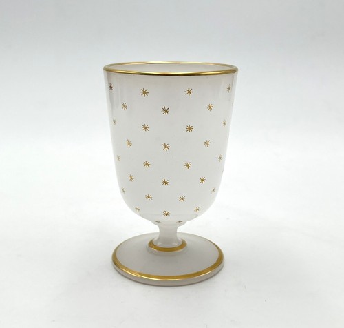 Verre pied opaline - pied,