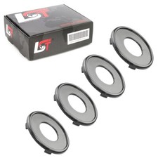 4X Capuchon De Moyeu Couvercle Cache De Jante Noir Ø 70Mm Pour OPEL