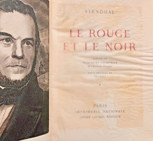 Sauret 1953 stendhal rouge - stendhal, le