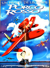 PORCO ROSSO Kurenai no buta Hayao Miyazaki affiche cinema  animation µ