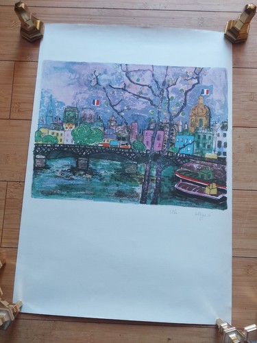 Affice lithographiee les - affice,