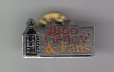 RARE PINS PIN'S .. SPORT JUDO DOJO CLUB TEAM ART MARTIAUX GENOV' & FANS ~EH
