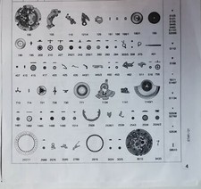 ETA 2894-2-H1 (ROUE DES HEURES=1,2MM)- GENUINE SPARE PARTS -VOIR MENU DEROULANT