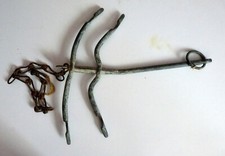 Grappin - Ancre de marine 2 kg - Acier galvanisé