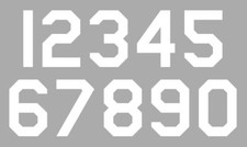 NUMEROS COURSE RACING NUMBERS BOMB DRIFT TUNING AUTOCOLLANT STICKER NU018