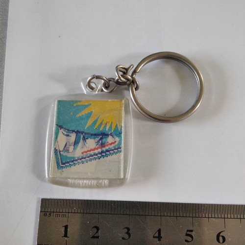 Porte clé vintage - clé, lenticular