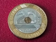 France monnaie 20 francs 1992