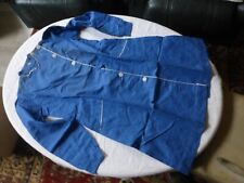 B8/ ANCIENNE BLOUSE ECOLIER  TABLIER ENFANT fille ECOLE ANNEES 50 60 coton bleu