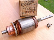 Renault 4 5 6 R4 4L R5 R6 , Citroën 2CV, induit démarreur NEUF 6185 6202 6219