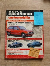 revue technique Opel Corsa 1.5 D 1.5 TD viva GL viva super rta Opel Corsa A Dies