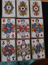 52 cartes à jouer ancien  Jeu