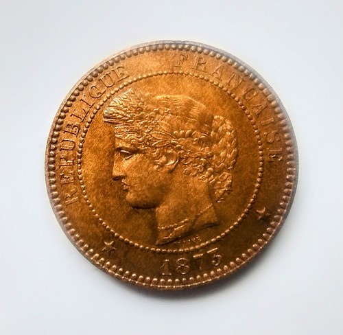 Centimes cérès 1873a - 10,