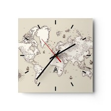 Horloge murale en verre