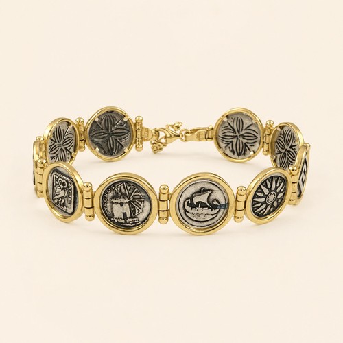 Bracelet monnaie grecque
