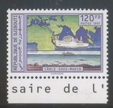 Djibouti 1997 MNH** 20th Anniv.of Independence*Cable-Laying Ship*Communications