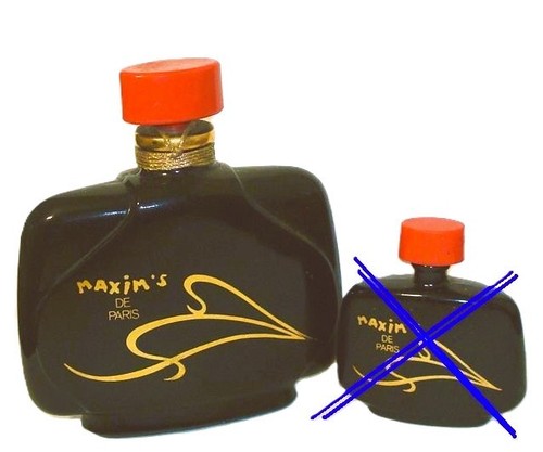 Maxim flacon parfum scelle - flacon,