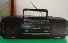 Poste radio cassette Panasonic retro (1988)