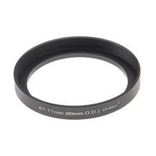 Bague adaptation 67mm-77mm pour boîte mate (matte box) 80 mm O.D.