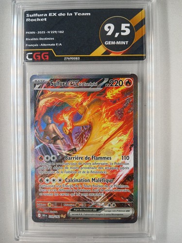 Carte pokémon sulfura ex - carte,