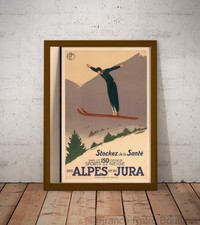 Affiche-Poster Ski Stockez de