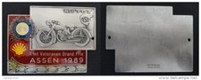 RARE ! PLAQUE GRAND PRIX MOTO