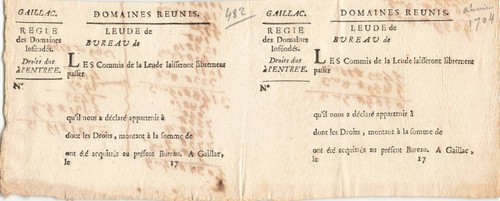 Gaillac vers 1700 bon - gaillac, 31