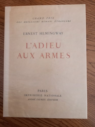 Hemingway ernest adieu aux - hemingway,
