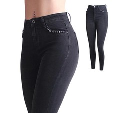 Jeans Skinny Femme Pailleté