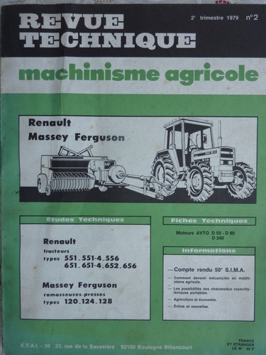 Revue technique tracteur - revue,
