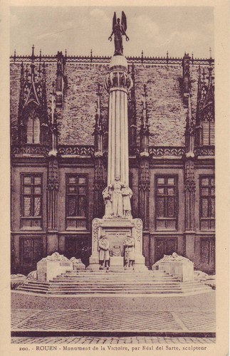 Cpa rouen monument de la - 76,