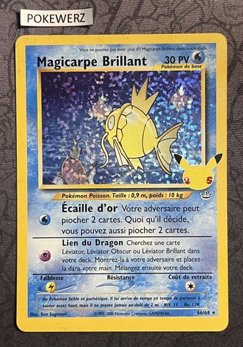 Carte pokémon magicarpe - carte,